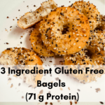 Freshly baked gluten-free bagels with 3 ingredients